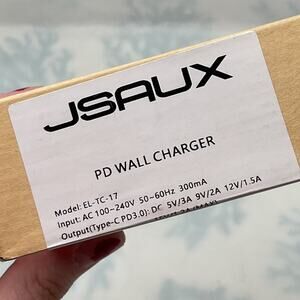Jsaux USBC PD Wall Charger block adapter New in box